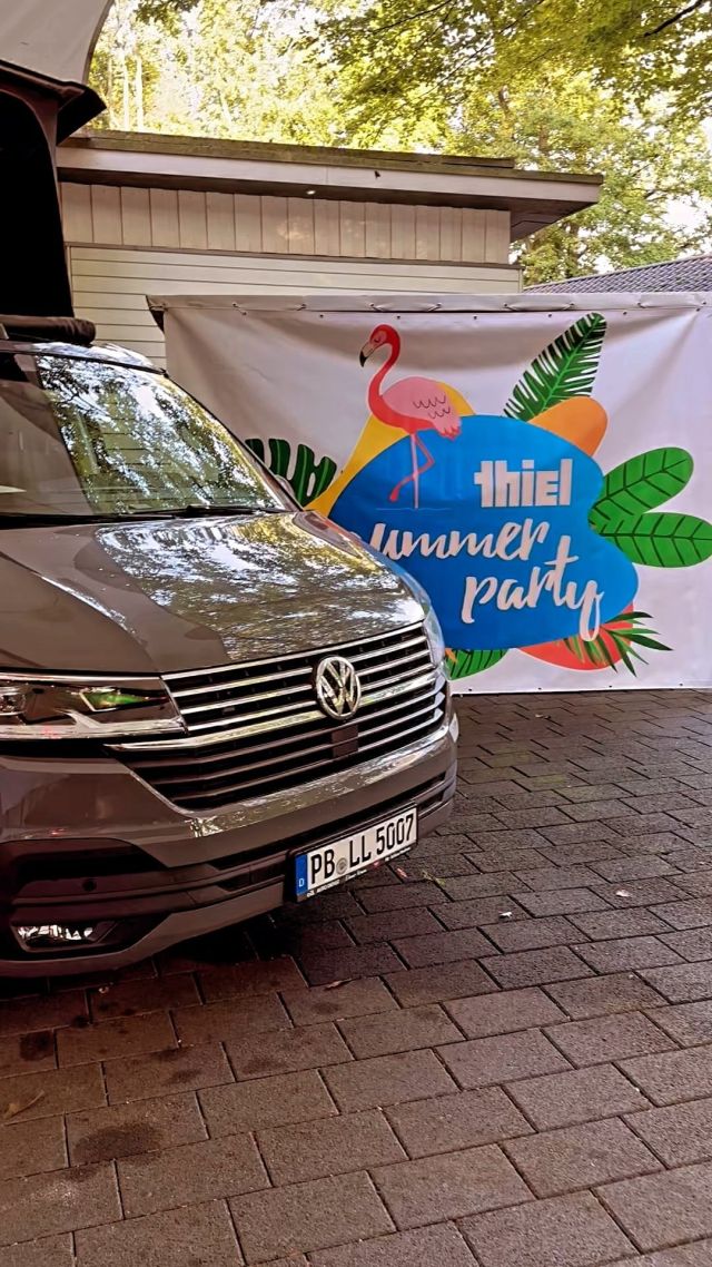 Der Fotobox-Van beim Sommerfest ☀️